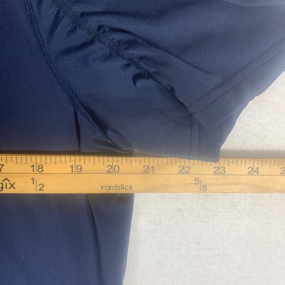 Nike Pro Dri Fit T Shirt Mens Large Navy Blue Short Sleeve Combat Performance - Picture 6 of 10